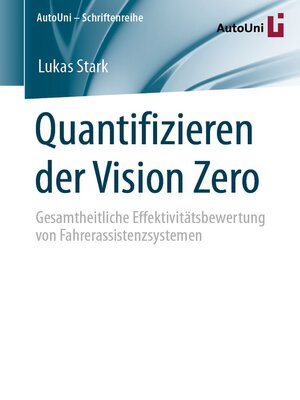 cover image of Quantifizieren der Vision Zero